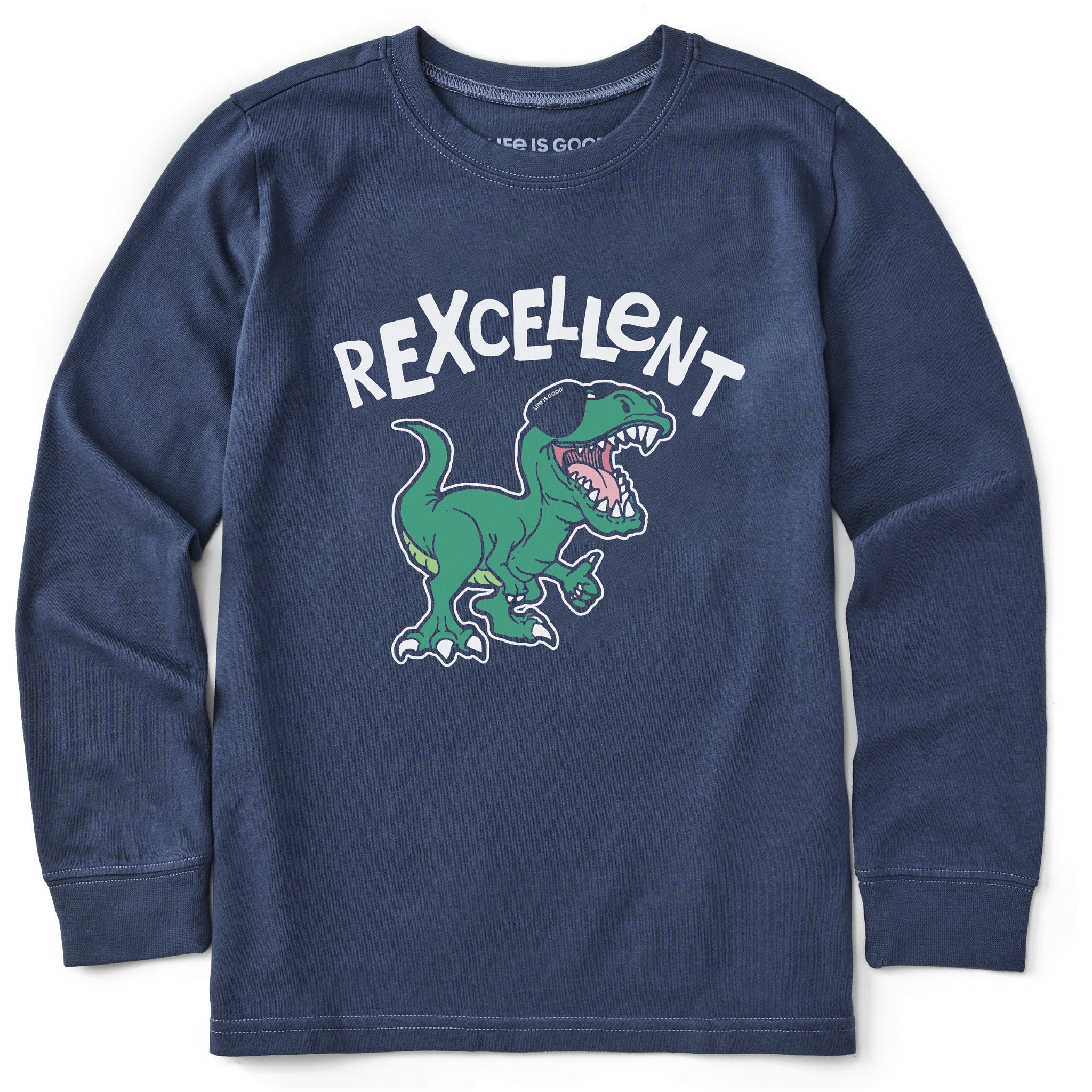 Kids Rexcellent Long Sleeve Crusher Tee
