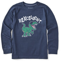 Kids Rexcellent Long Sleeve Crusher Tee