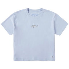 Women's Clean Shark Short Sleeve Crusher Boxy Tee