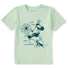 Kids Miss Steamboat Willie My Sunshine Short Sleeve Crusher Tee