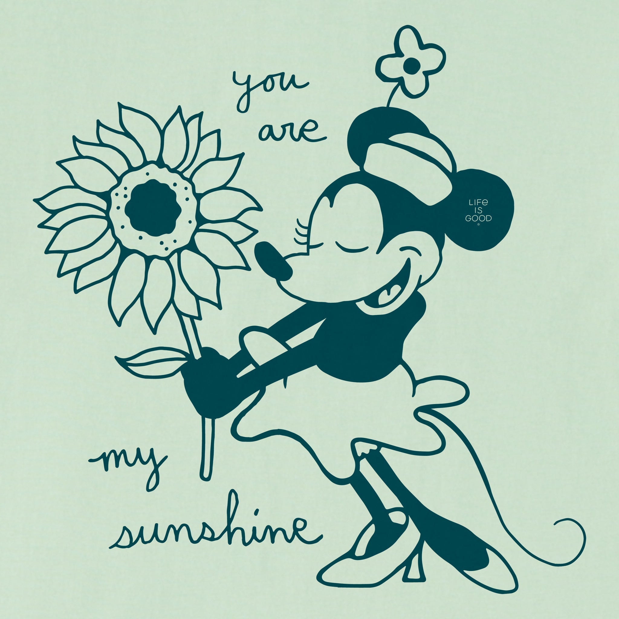 Kids Miss Steamboat Willie My Sunshine Short Sleeve Crusher Tee