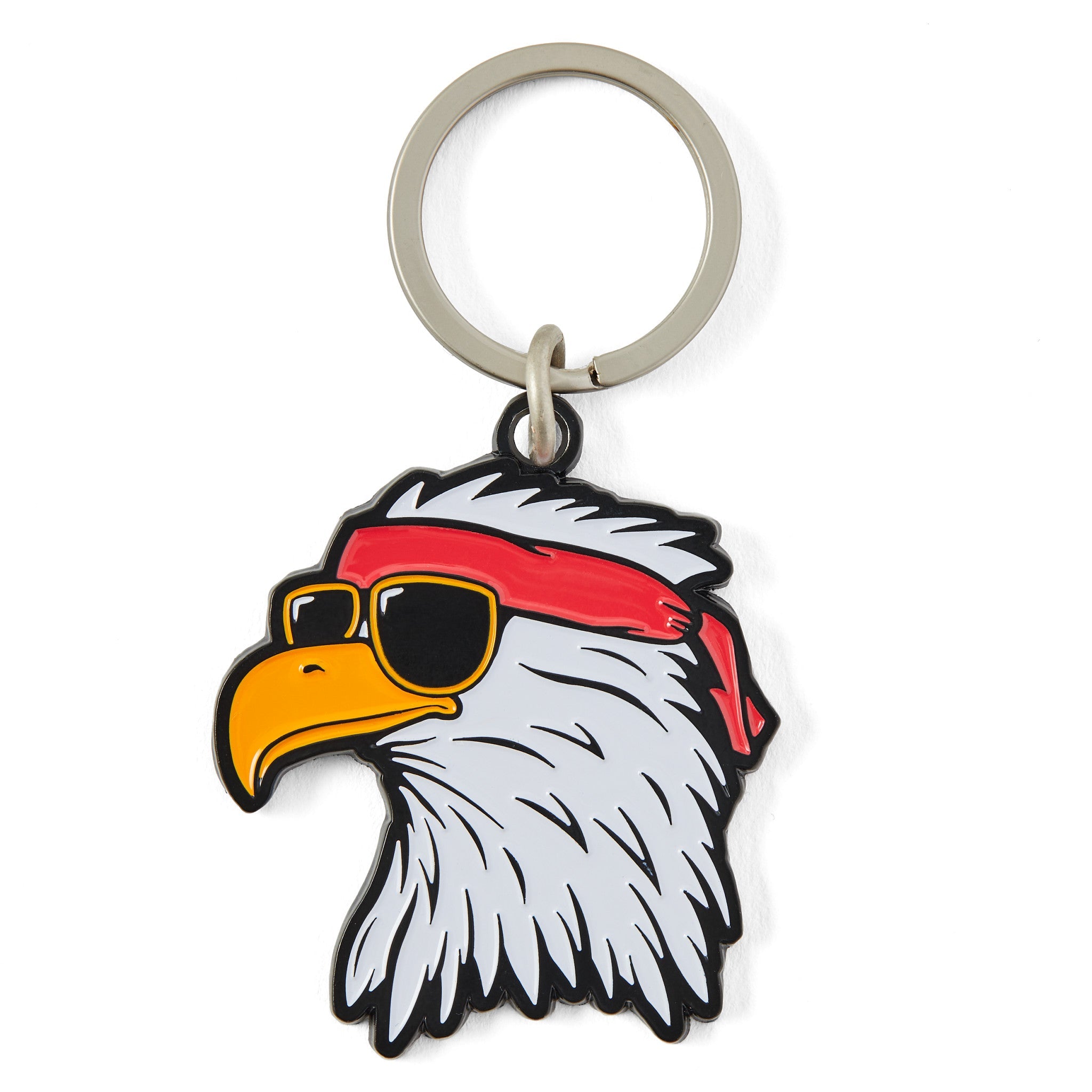 Adult Unisex Tie Dye Patriotic Eagle Kind Keychain