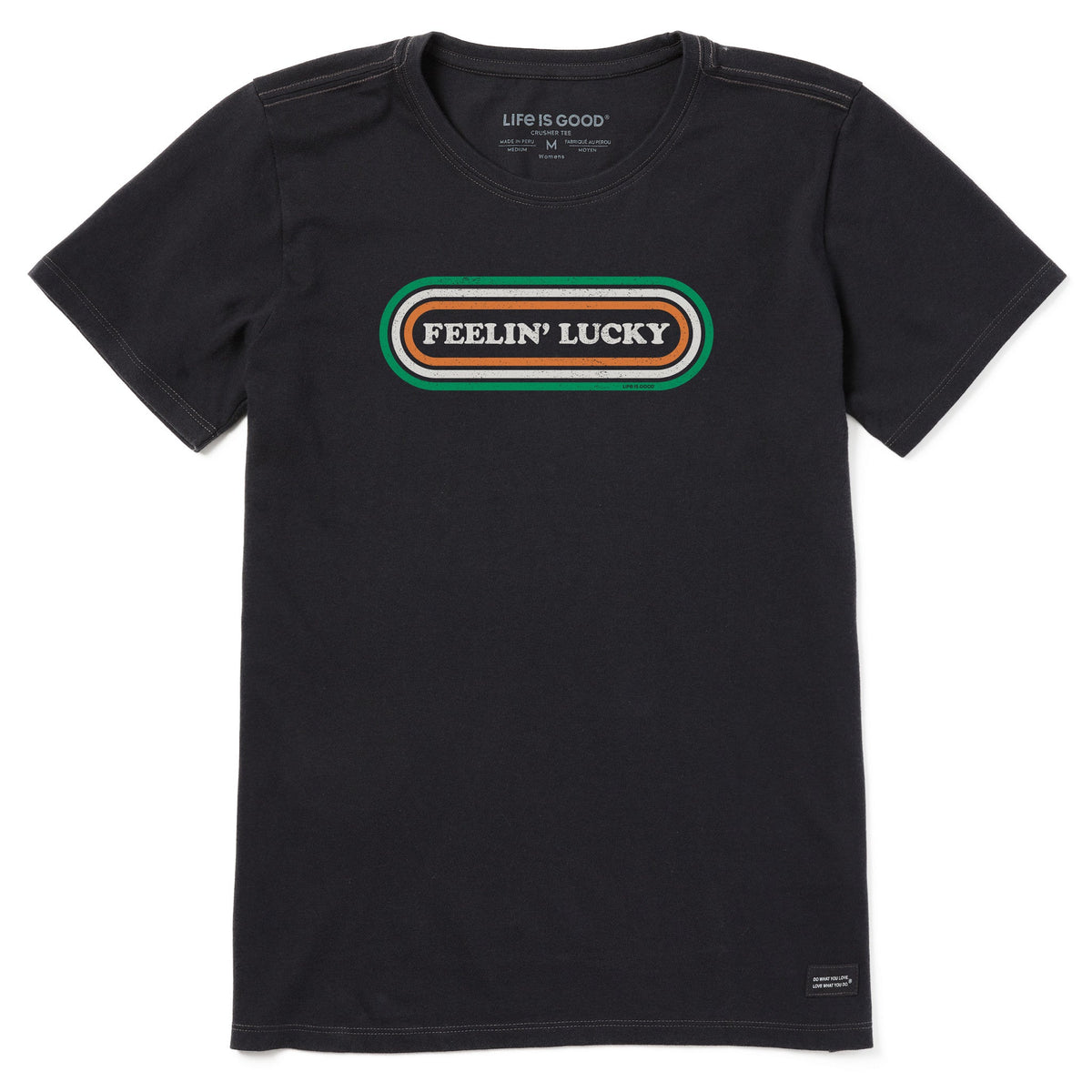 Women's Feelin' Lucky Stripey Pill Short Sleeve Tee