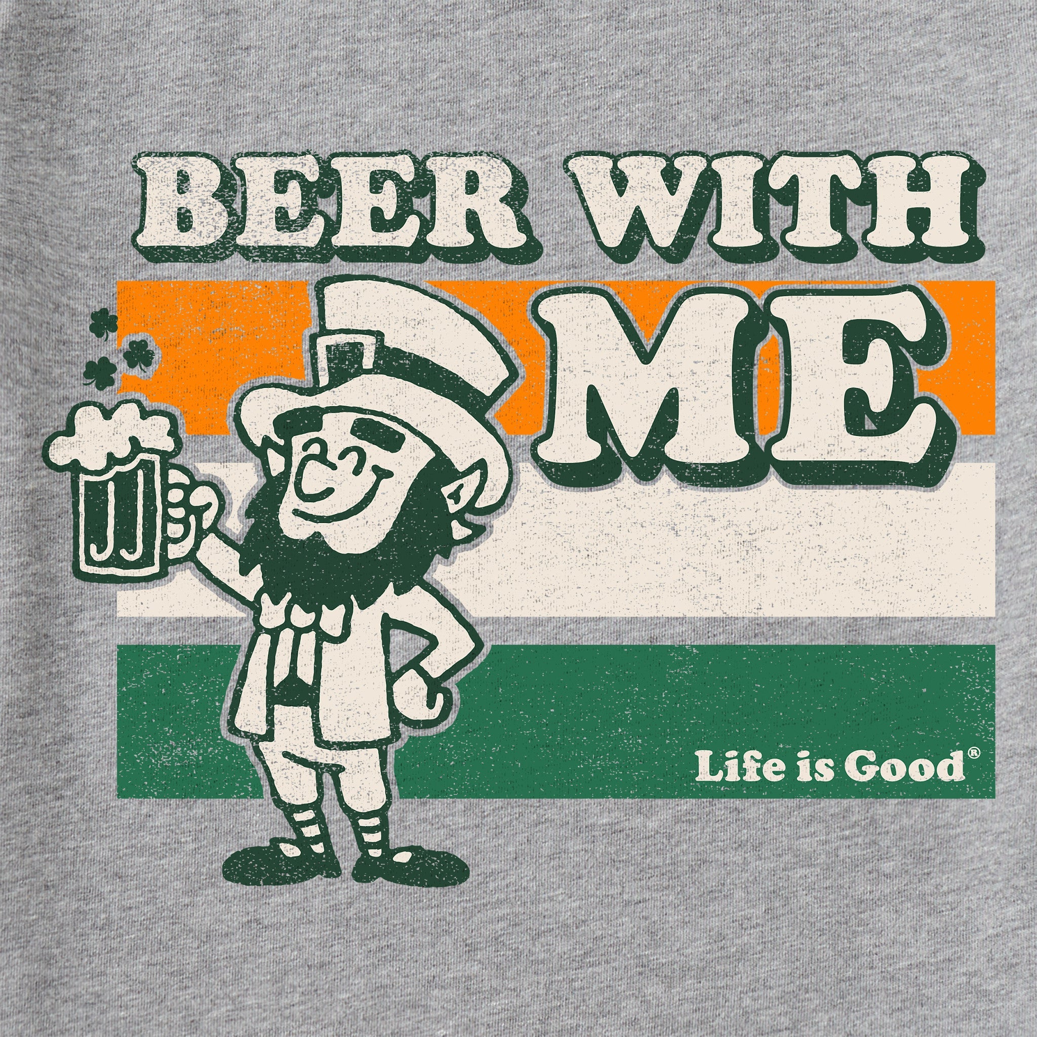 Women's Leprechaun Beer with Me Short Sleeve Tee