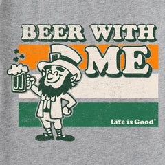 Women's Leprechaun Beer with Me Short Sleeve Tee