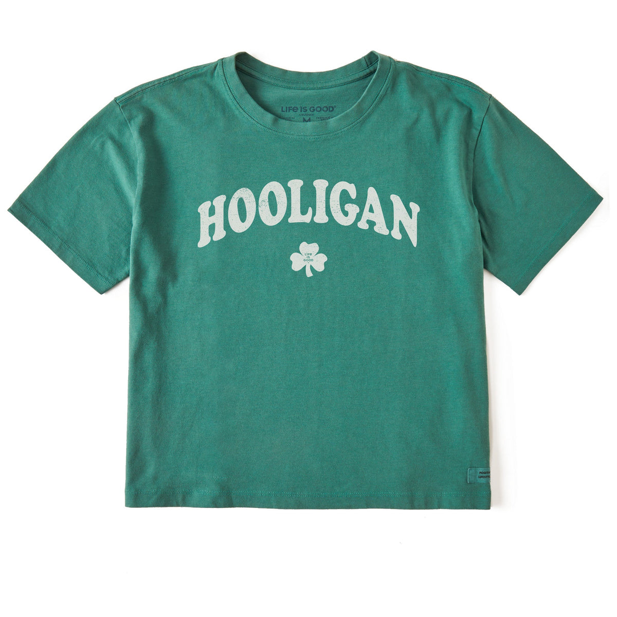 Women's Hooligan Clover Short Sleeve Crusher Boxy Tee