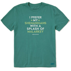 Men's Shenanigans with Malarkey Short Sleeve Crusher Tee