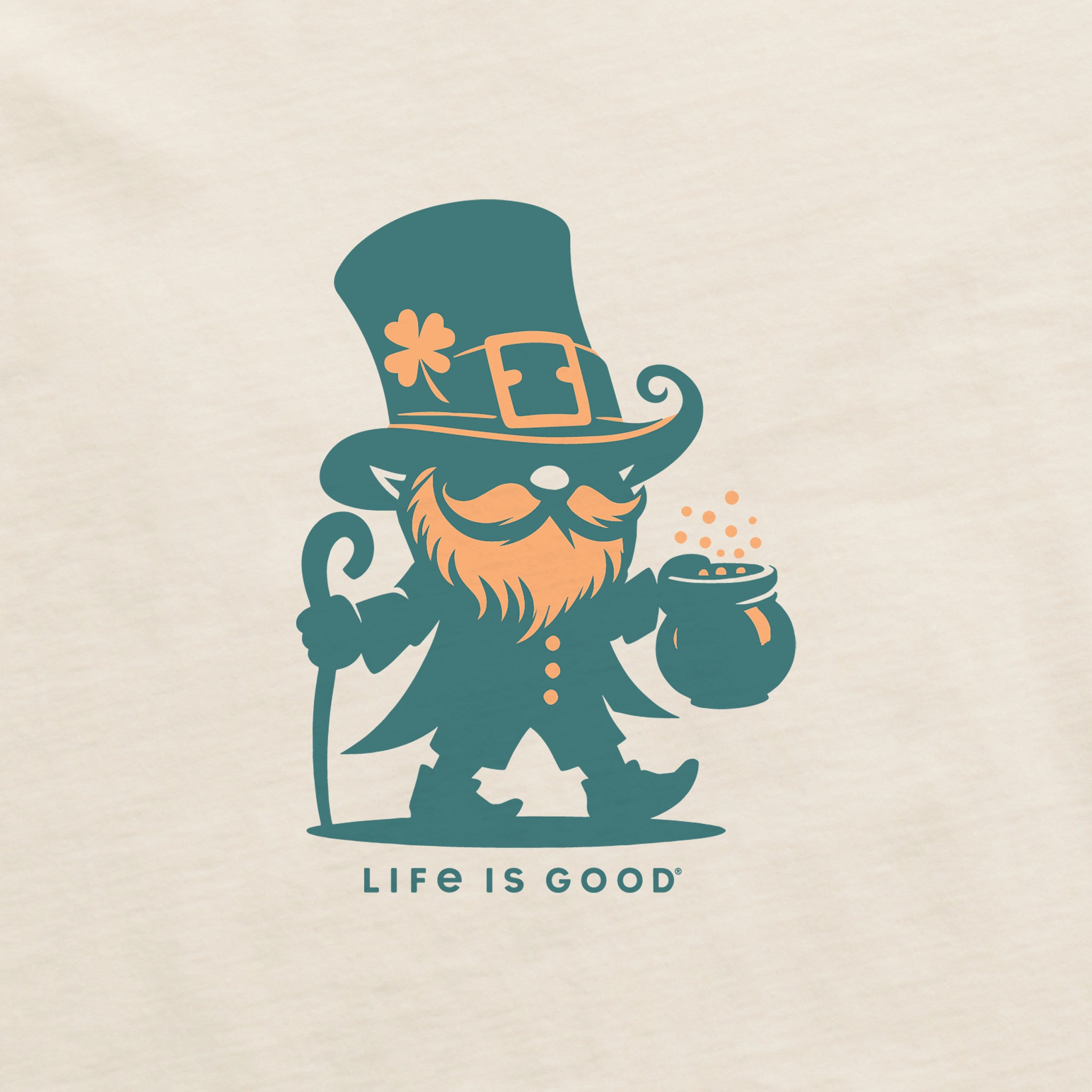 Men's Irish Leprechaun Short Sleeve Crusher Tee