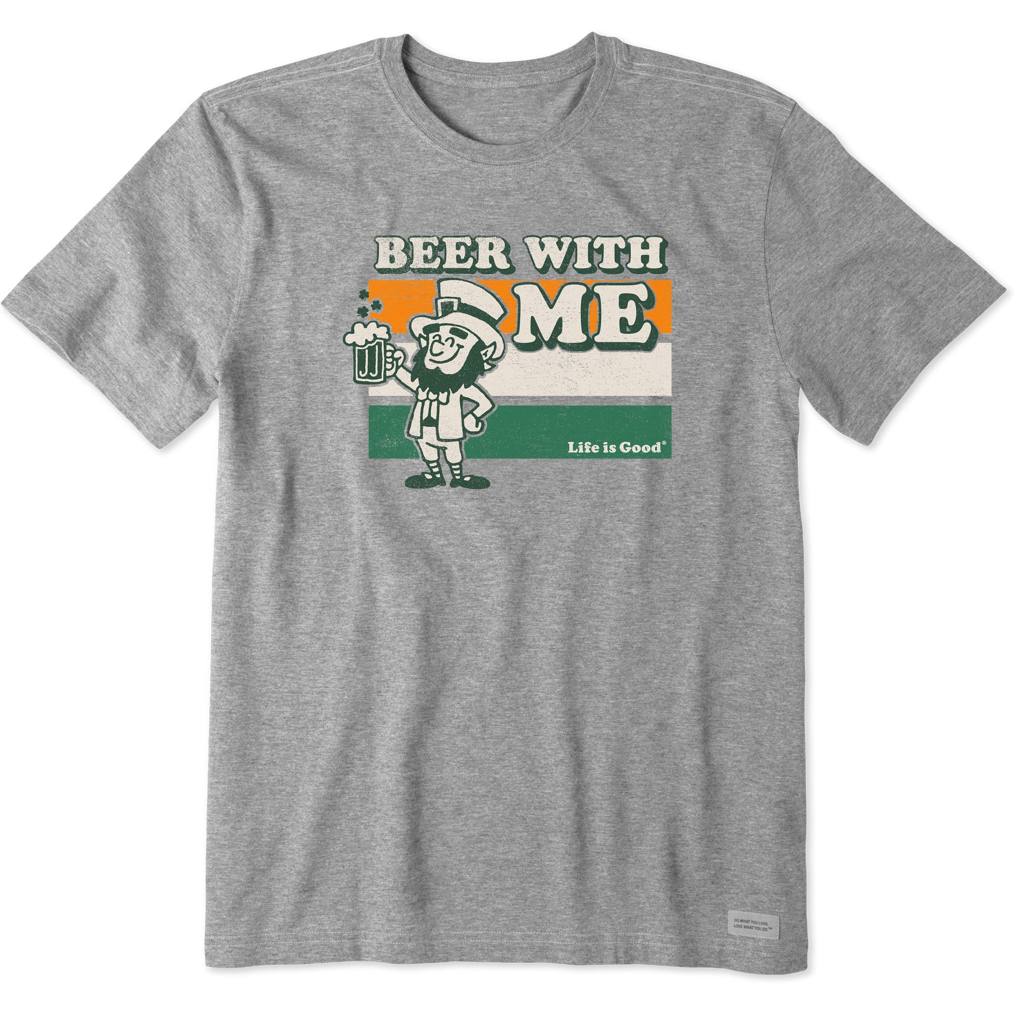 Men's Leprechaun Beer with Me Short Sleeve Tee