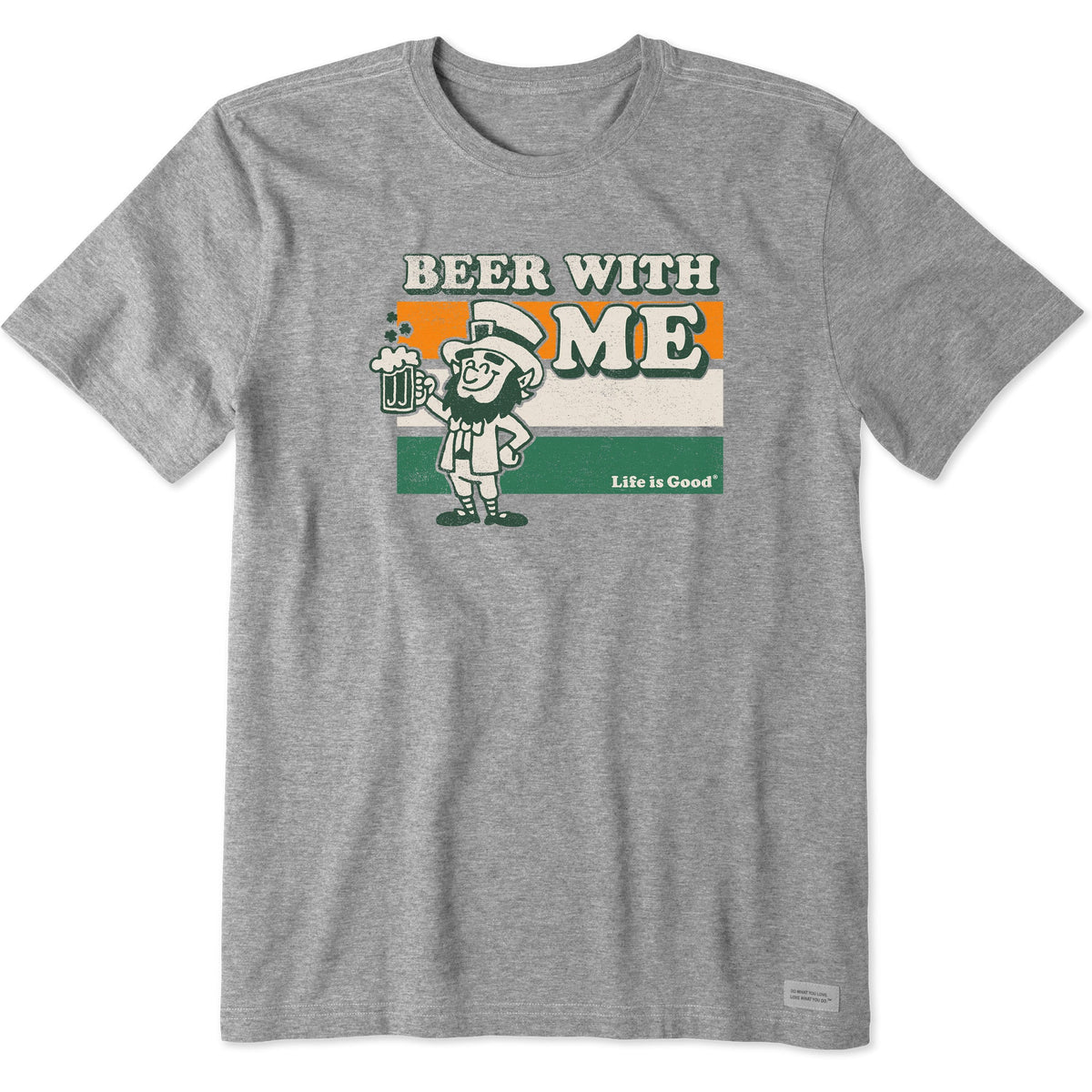 Men's Leprechaun Beer with Me Short Sleeve Tee