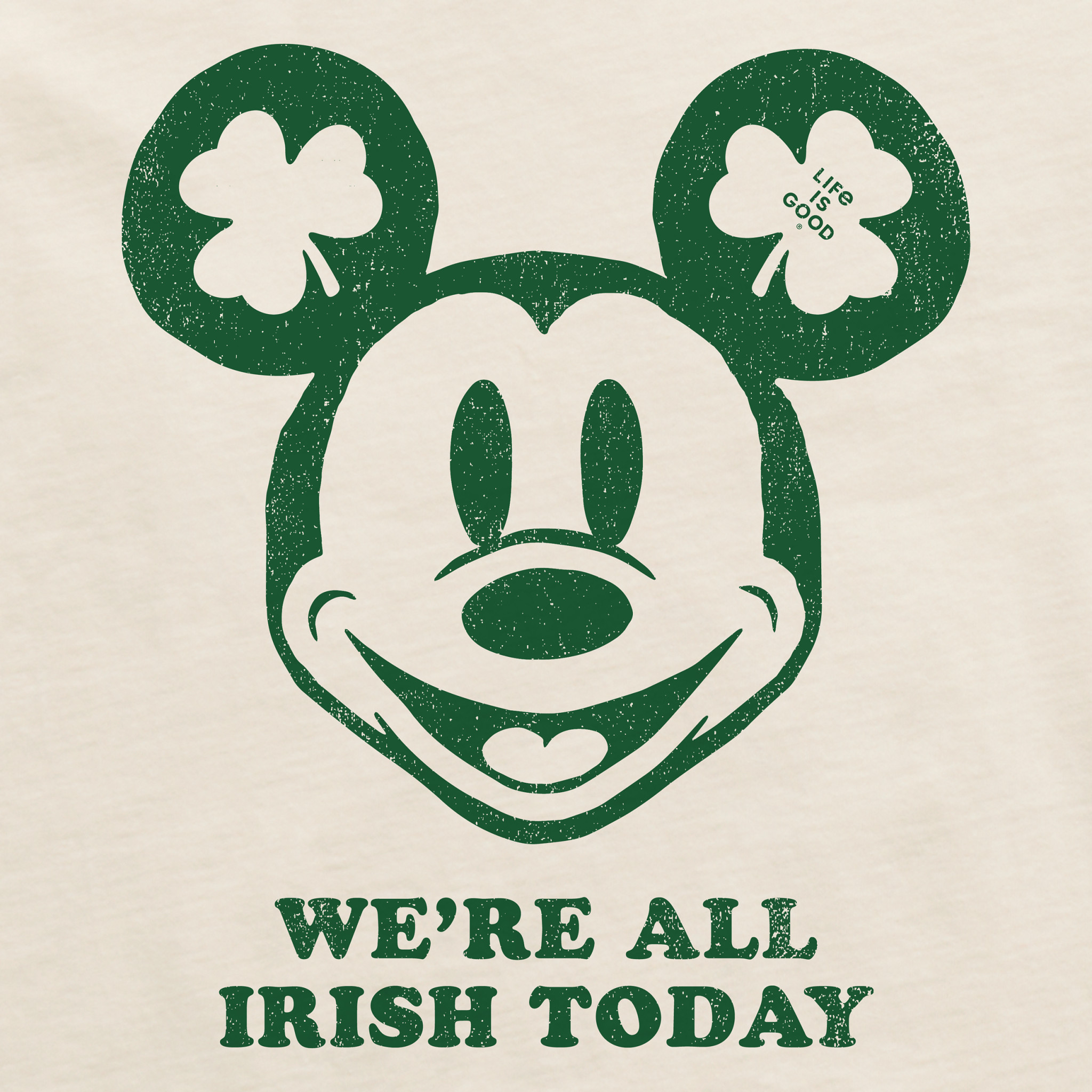 Men's We're All Irish Today Willie Short Sleeve Crusher Tee