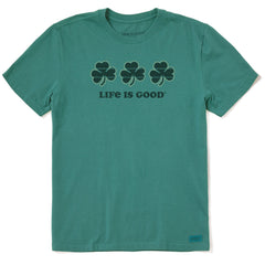 Men's 3 Clovers Stripe Short Sleeve Crusher Tee
