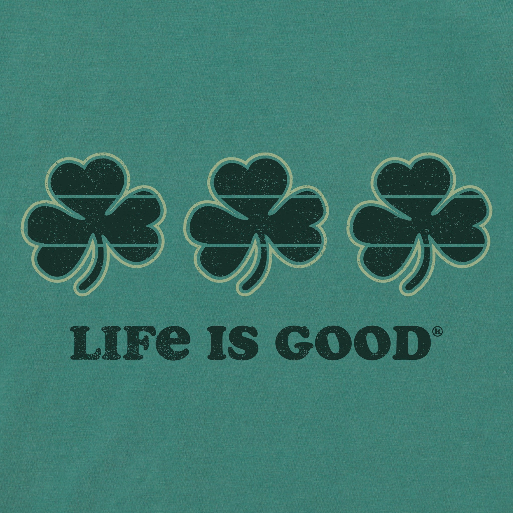 Men's 3 Clovers Stripe Short Sleeve Crusher Tee