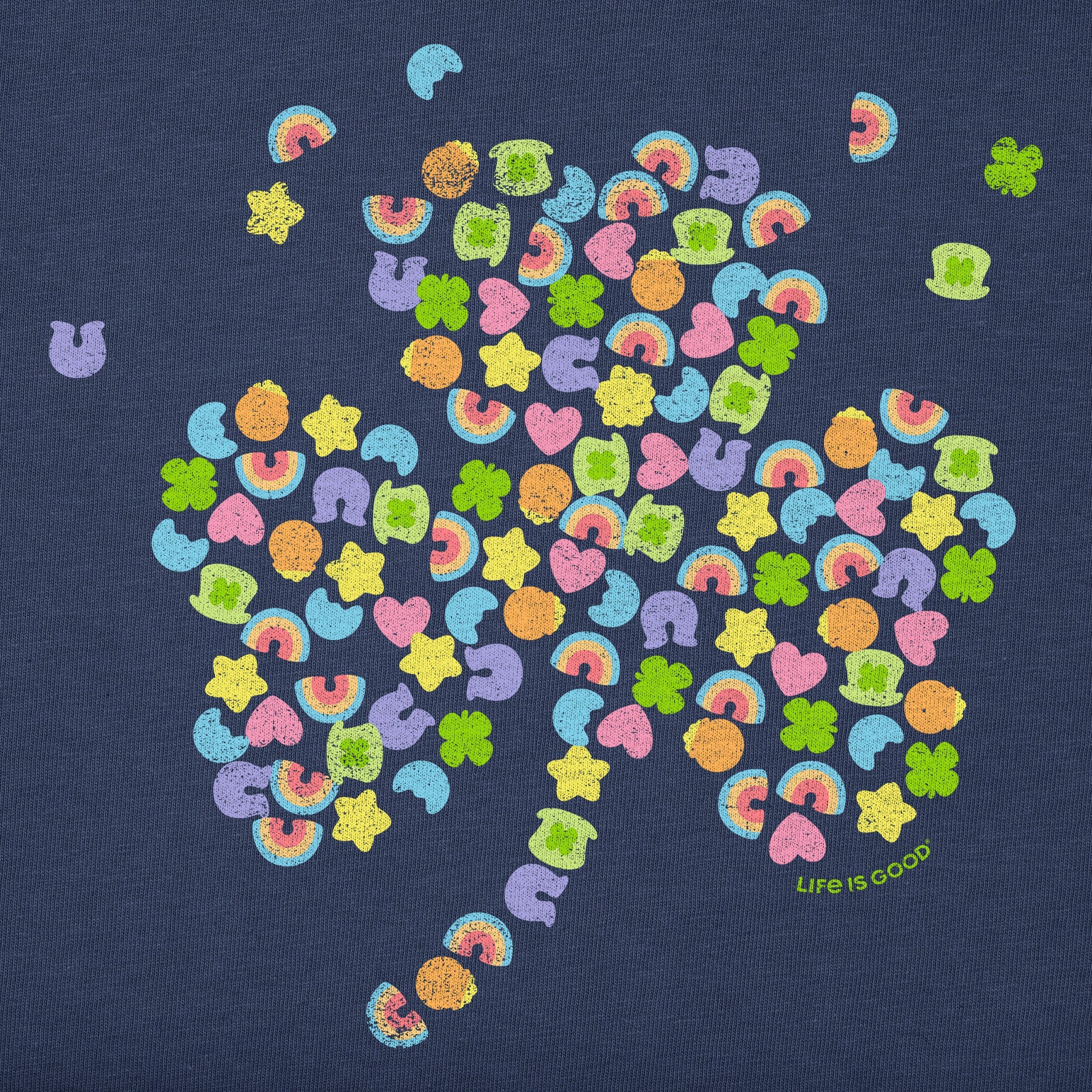 Kids Charmed Clover Short Sleeve Crusher Tee