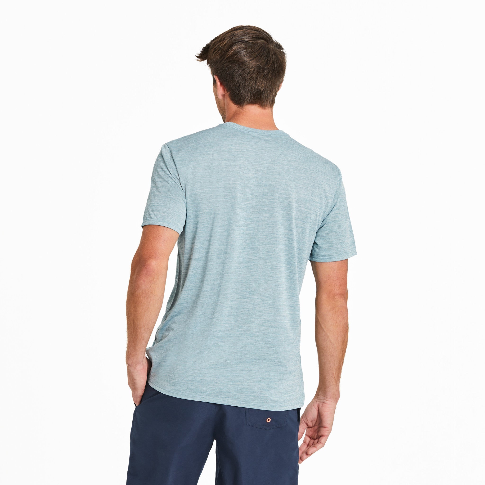 Men's Solid Short Sleeve Sun Crusher Tee