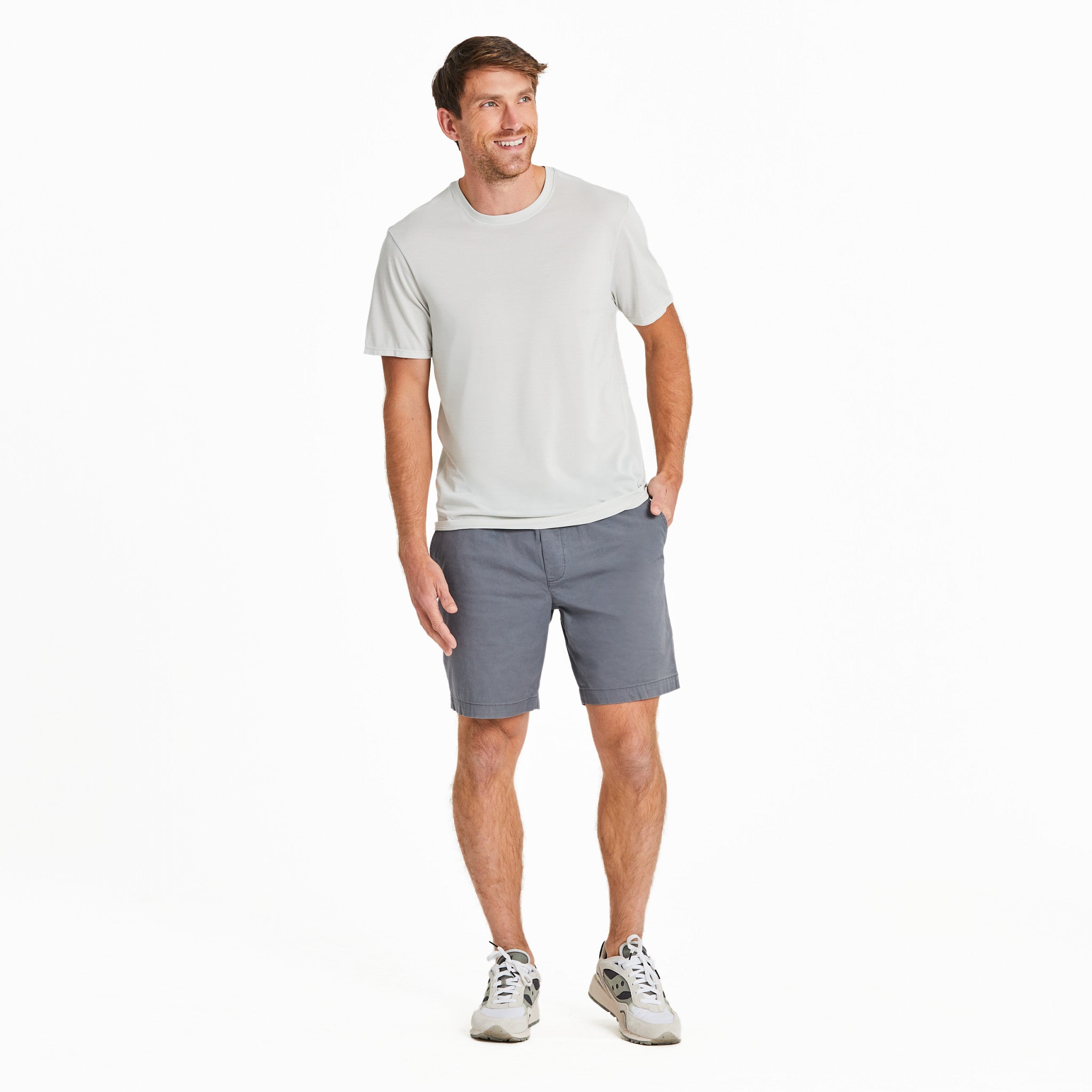 Men's Solid Short Sleeve Sun Crusher Tee