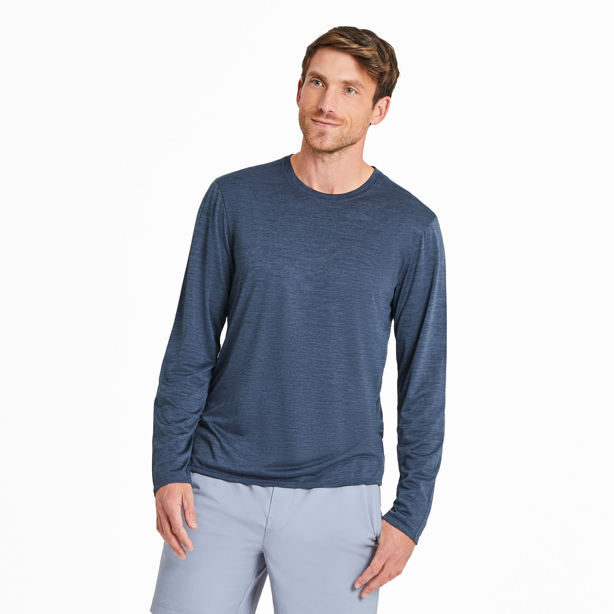 Men's Solid Long Sleeve Sun Crusher Tee