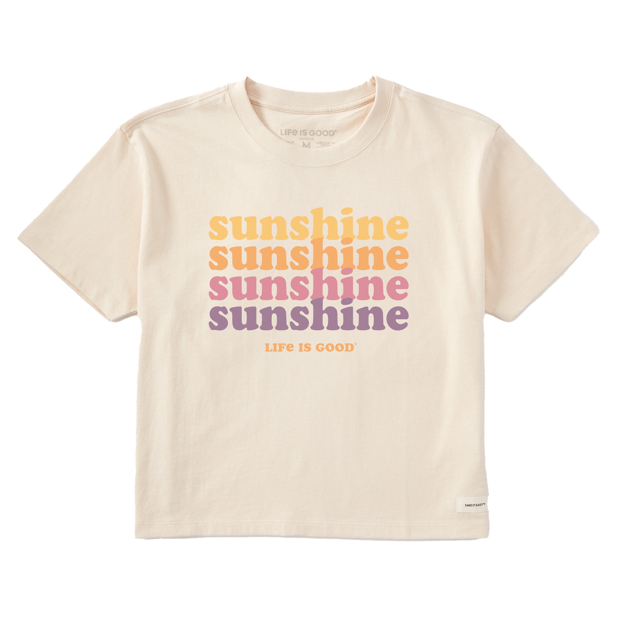 Women's Clean Sunshine Short Sleeve Crusher Boxy Tee