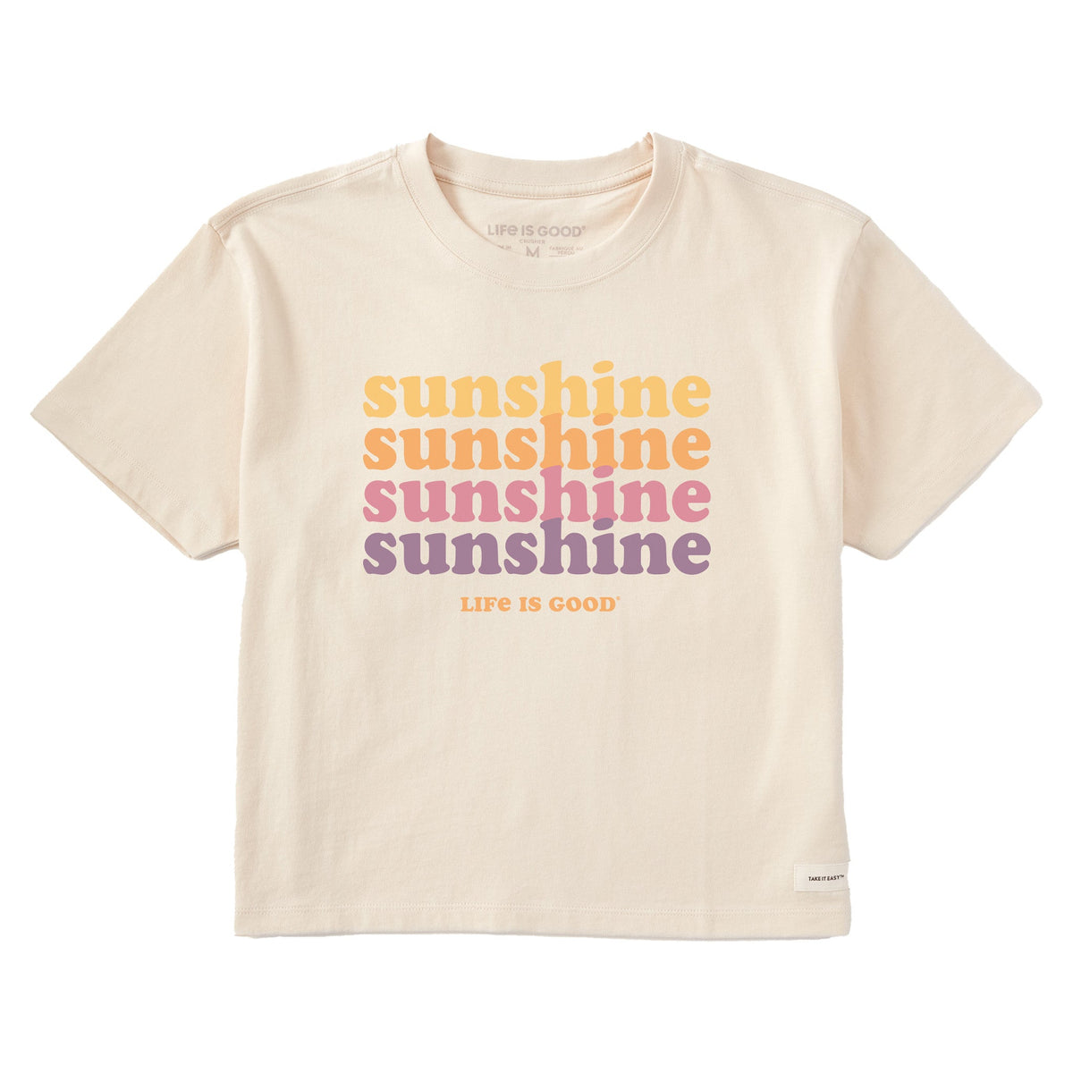 Women's Clean Sunshine Short Sleeve Crusher Boxy Tee