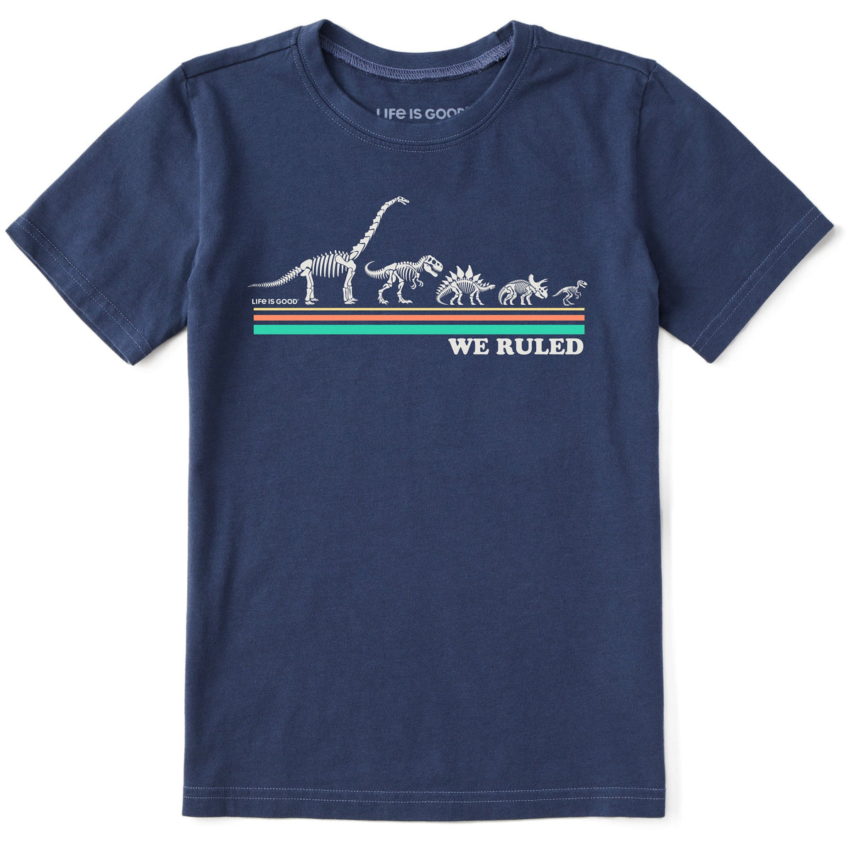 Kids We Ruled Dino's Short Sleeve Crusher Tee