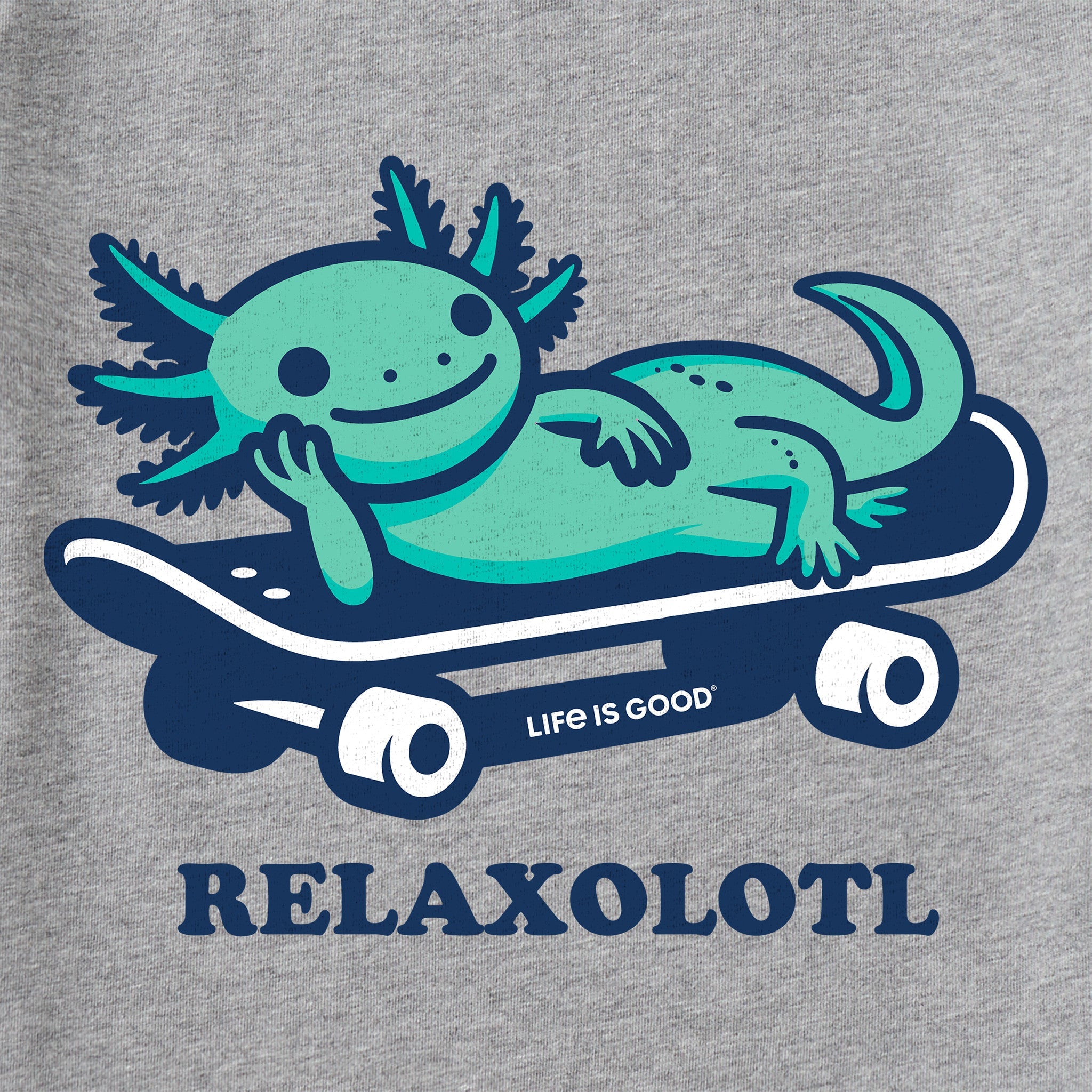 Kids Relaxolotl Skateboard Short Sleeve Crusher Tee