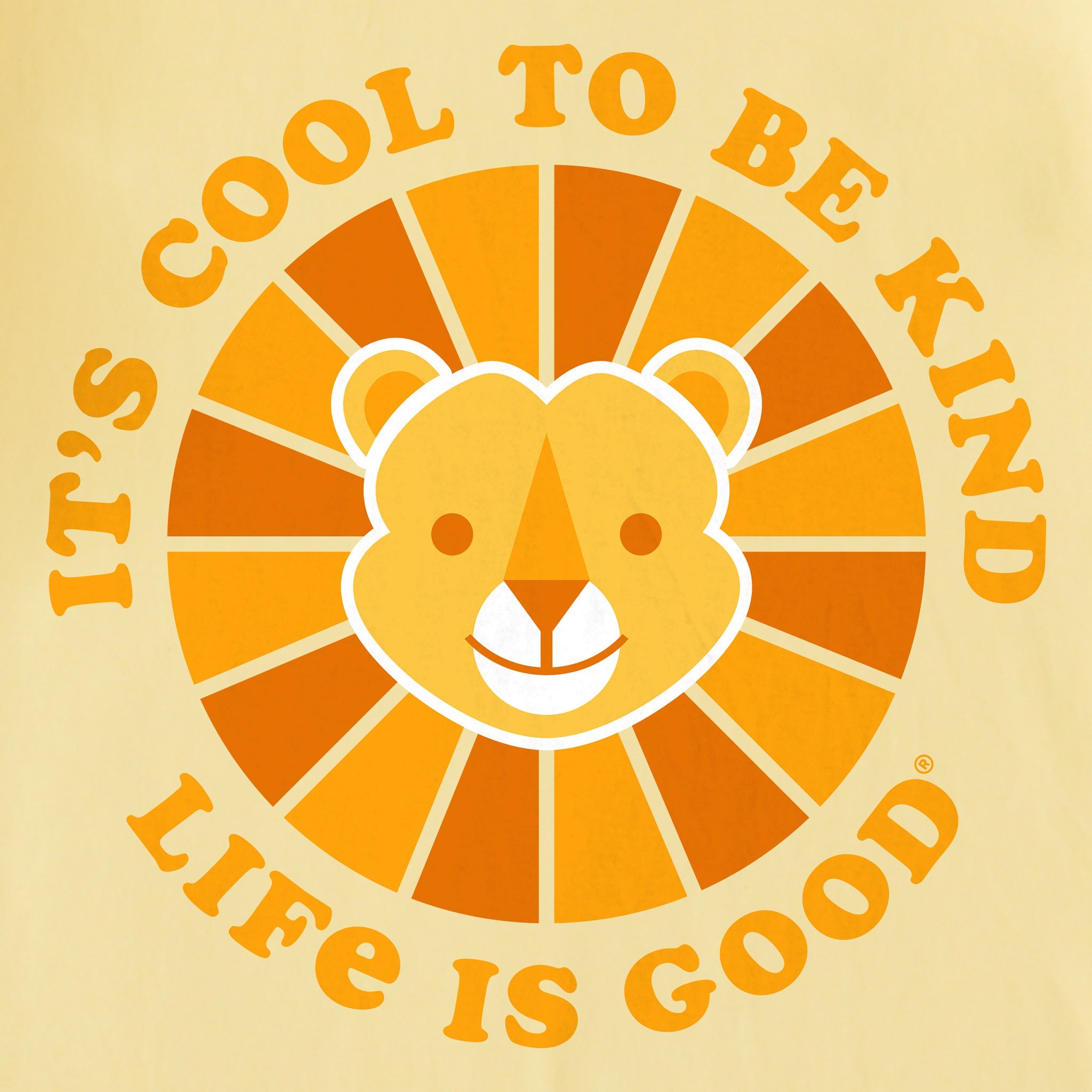 Kids It's Cool to be Kind Lion Short Sleeve Crusher Tee