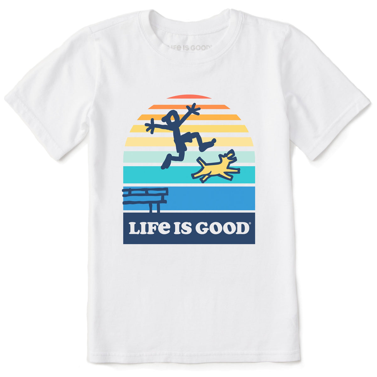 Kids Stripey Dock Jump Short Sleeve Crusher Tee