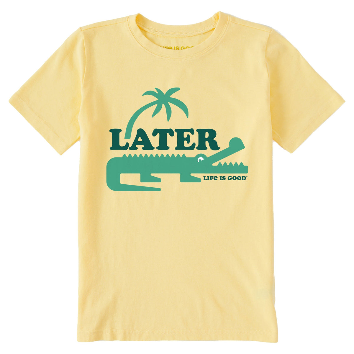 Kids Later Alligator Short Sleeve Crusher Tee