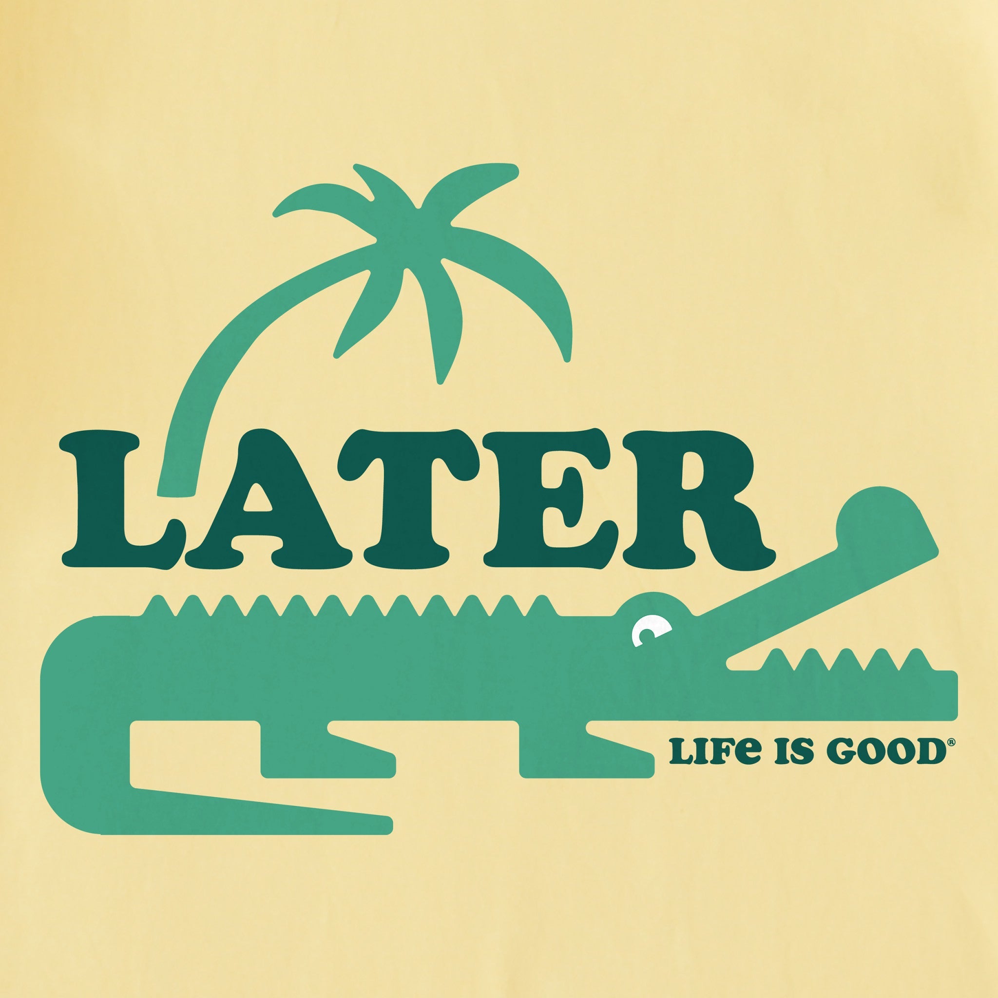 Kids Later Alligator Short Sleeve Crusher Tee