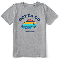Kids Gotta Go Buffalo Short Sleeve Crusher Tee