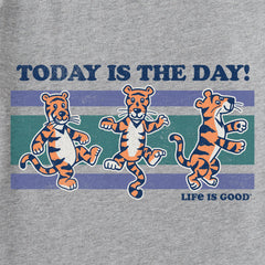 Kids Today is the Day Tiger Stripes Short Sleeve Crusher Tee