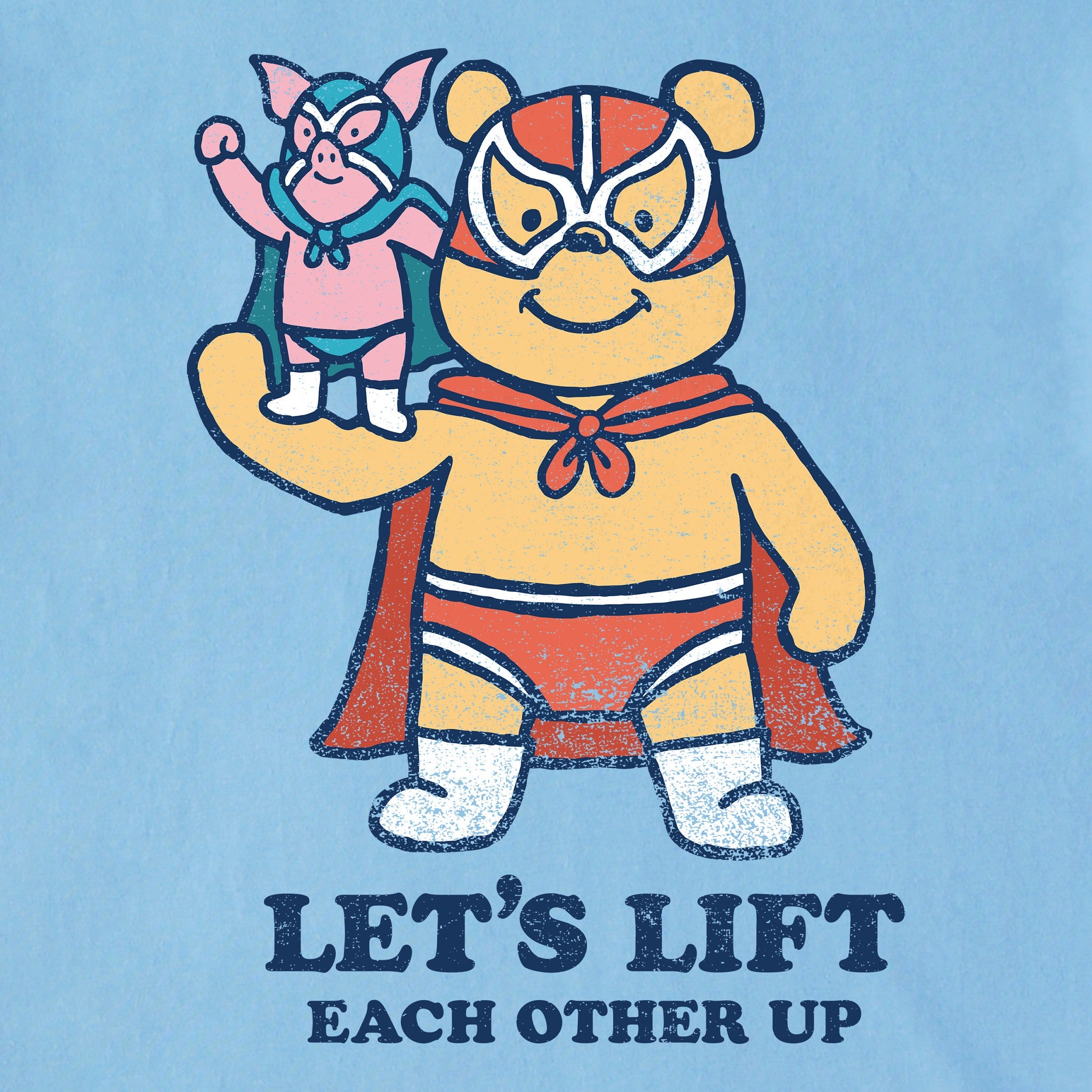 Men's Lift Each Other Up Winnie & P Short Sleeve Tee