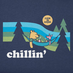 Women's Chillin' Winnie & P Hammock Short Sleeve Crusher Boxy Tee