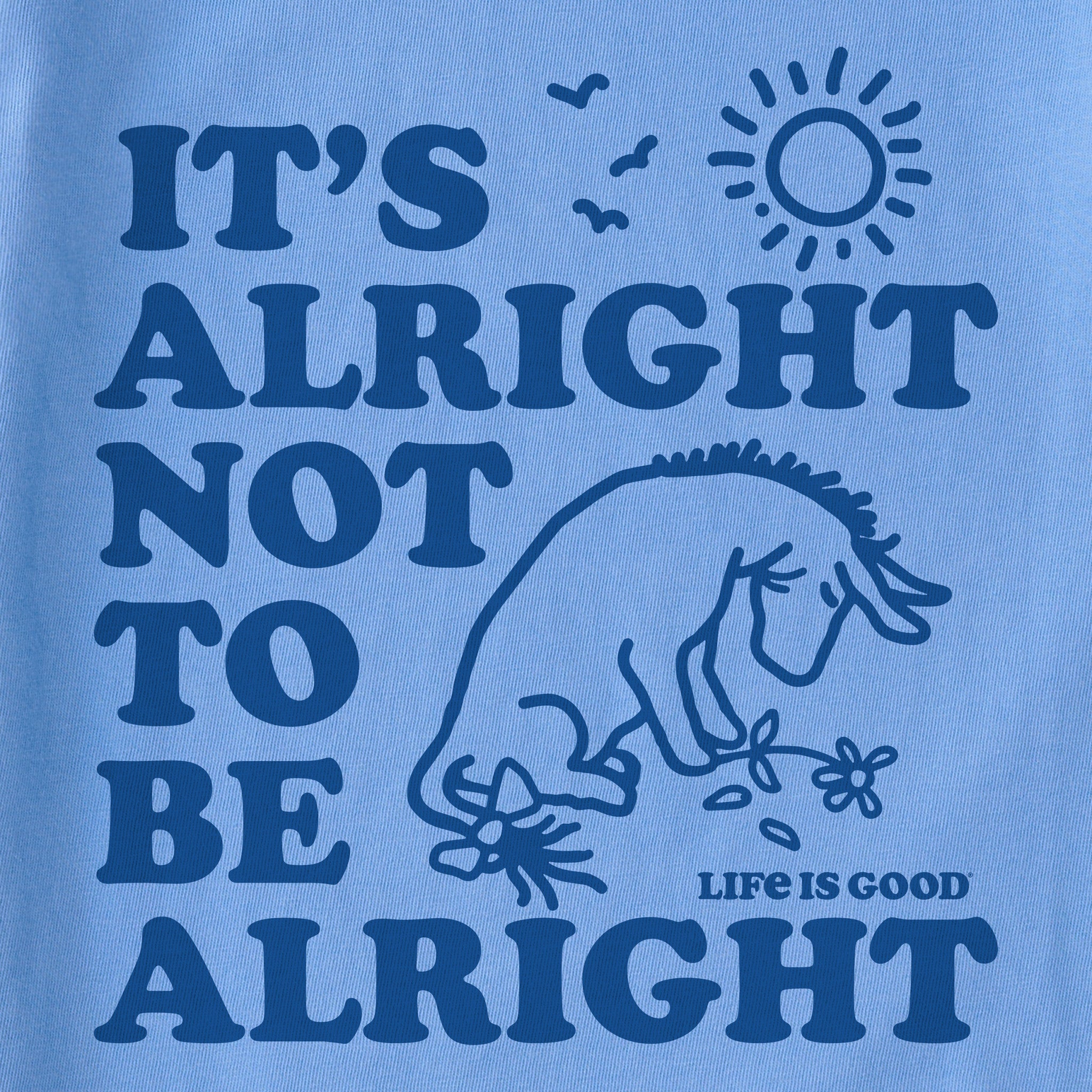 Women's Alright not to be Alright E Short Sleeve Crusher Boxy Tee