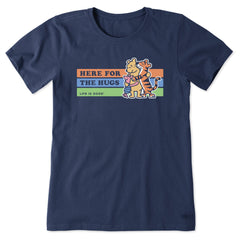 Women's Here for the Hugs Winnie & Friends Short Sleeve Tee