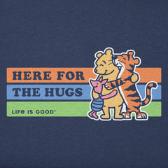 Women's Here for the Hugs Winnie & Friends Short Sleeve Tee