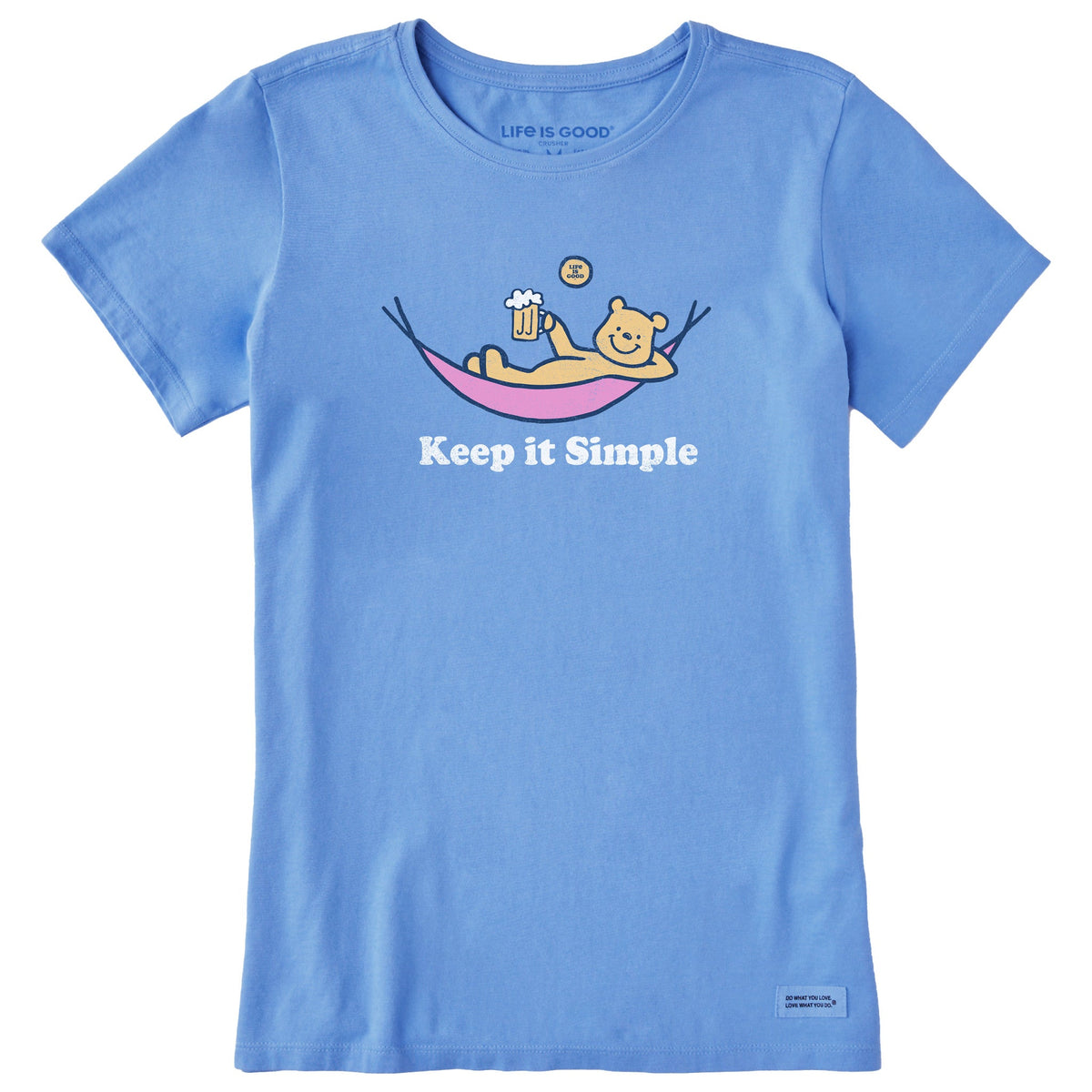Women's Keep it Simple Winnie Hammock Short Sleeve Crusher Tee