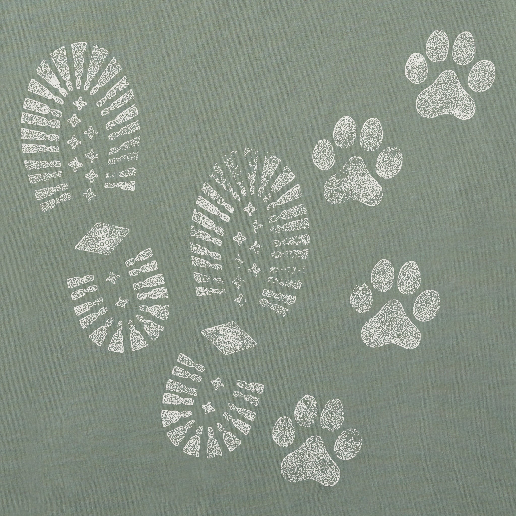Men's Trails & Tails Short Sleeve Crusher Tee