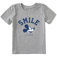 Smile Steamboat Willie Short Sleeve Toddler Crusher Tee