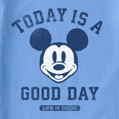 Toddler Steamboat Willie Good Day Short Sleeve Crusher Tee