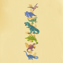 Kids Dinosaurs Long Sleeve Crusher Tee