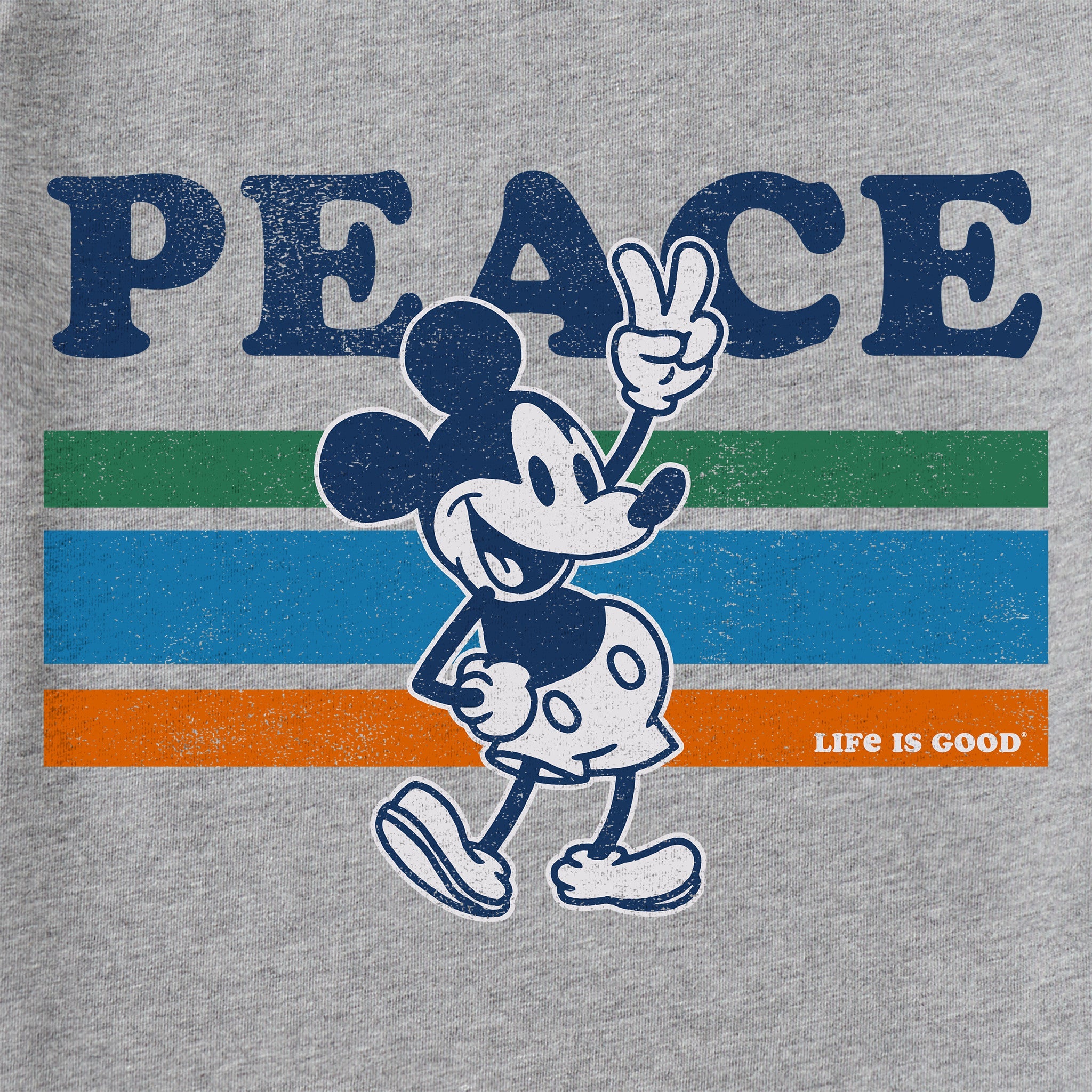 Kids Peace Willie Stripes Short Sleeve Crusher Tee