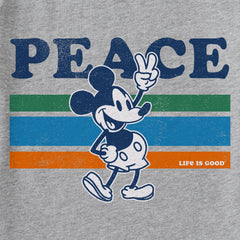 Kids Peace Willie Stripes Short Sleeve Crusher Tee