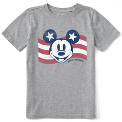 Kids Willie Flag Short Sleeve Crusher Tee