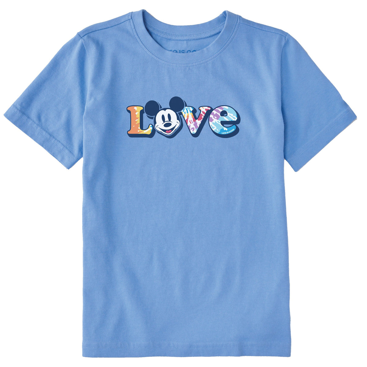 Kids Love Tie Dye Willie Short Sleeve Crusher Tee