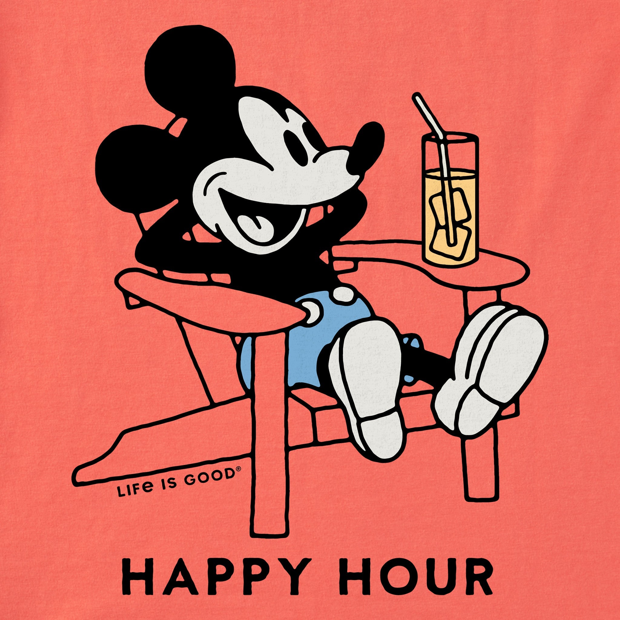 Women's Happy Hour Willie Adirondack Short Sleeve Crusher Tee