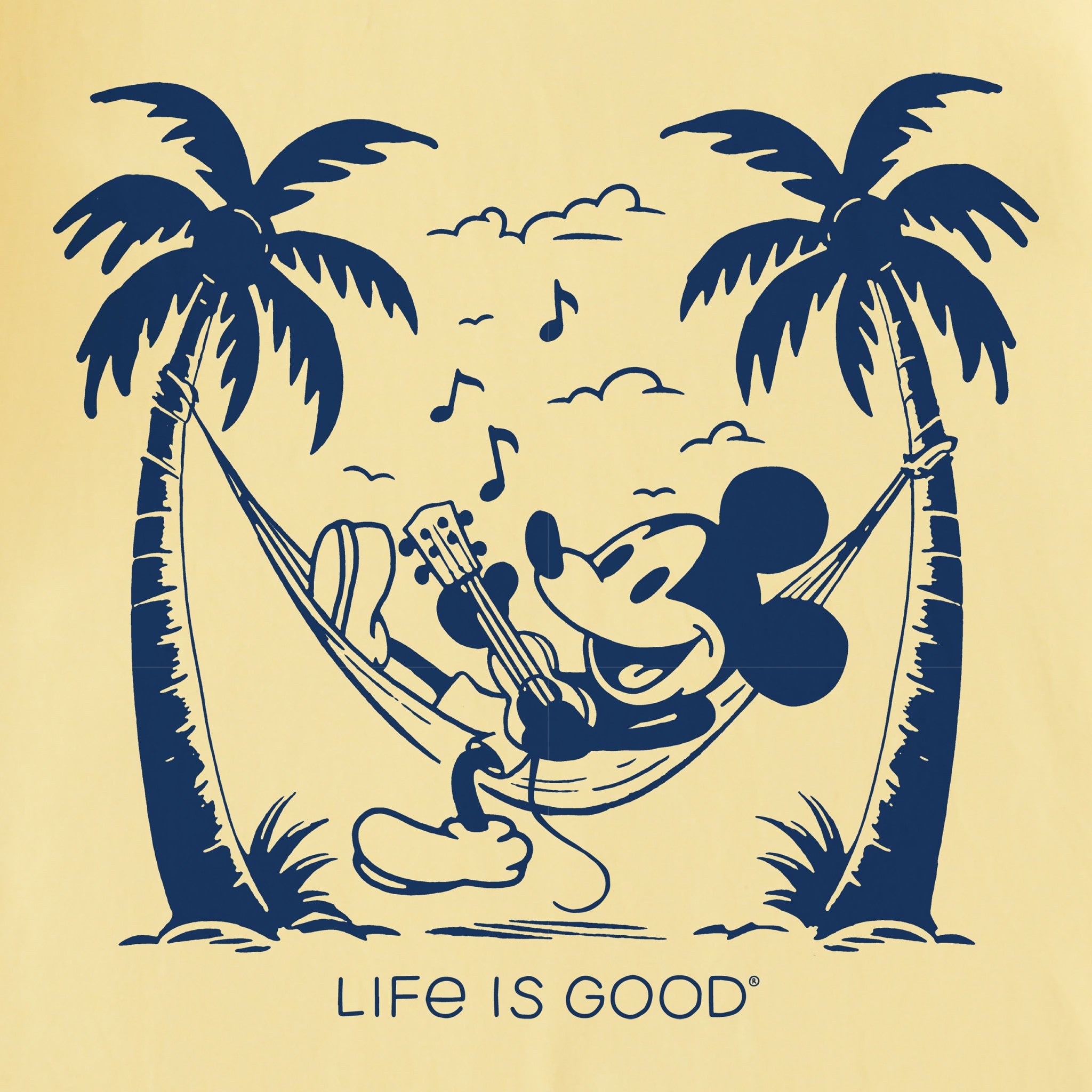 Kids Steamboat Willie Hammock Jammin Short Sleeve Crusher Tee