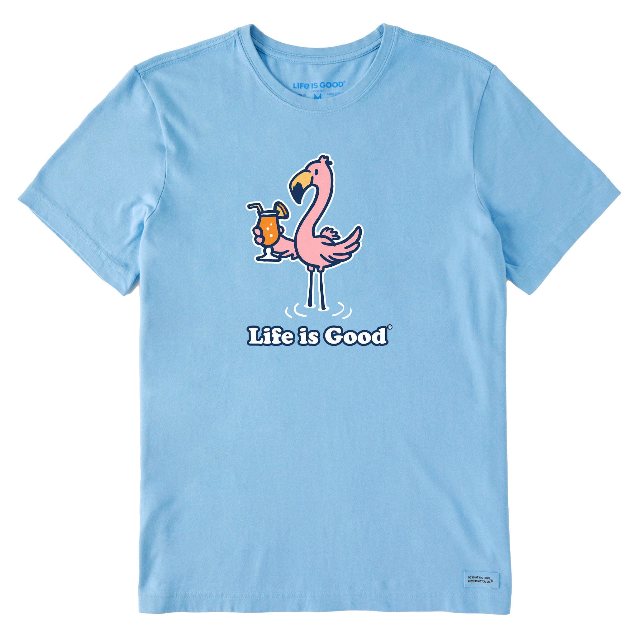 Men's Flamingo Cocktail Short Sleeve Tee