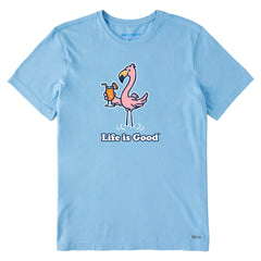Men's Flamingo Cocktail Short Sleeve Tee