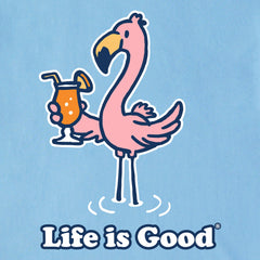 Men's Flamingo Cocktail Short Sleeve Tee